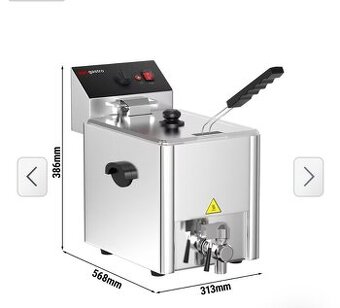 Fritéza 8L - 3,25 kW. Kebab občerstvení restaurace