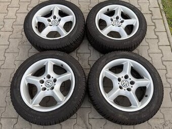 4x al kola 5x120 17 + pneu zimní 215/60 R17C