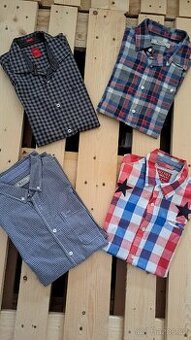 Značkové kostkované košile, vel.S