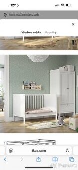 Dětská postýlka IKEA SUNDVIK 60x120