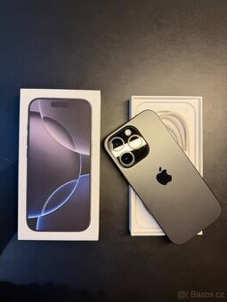 IPhone 16 PRO 256 GB černý titan