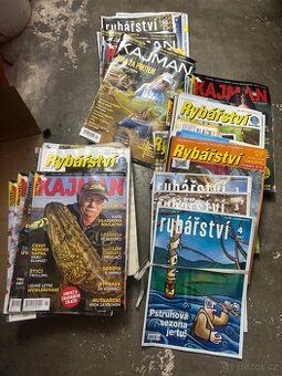 Sbírka časopisů Rybářství s kajman (cena za vše)