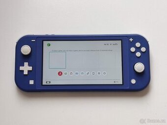 Switch Lite Jailbreak +10 her modrá