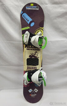 Dětský snowboardový set Allian 115 cm s vázáním Rome
