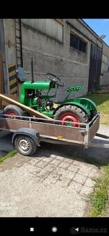 Traktor domácí výroba krásná práce