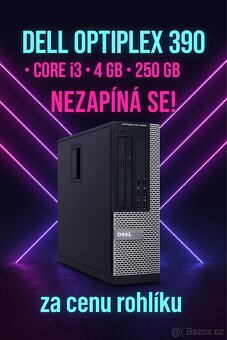 Dell OptiPlex 390 – i3-2100 • 4 GB RAM • 250 GB HDD ✅