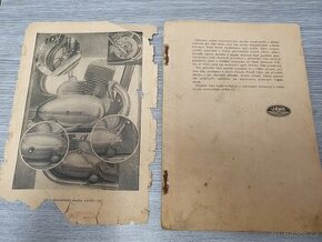 Jawa-ČZ 250 příručka 1956
