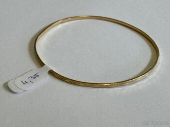 Zlatý dámský náramek 9K, 4,35 g