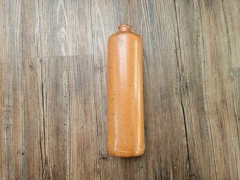 Hliněná keramická hnědá váza výška 30 cm