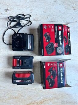 Akumulátorové baterie a nabíječka Einhell