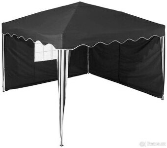 Skládací nůžkový zahradní párty stan 2 bočnice ,nepoužitý ,