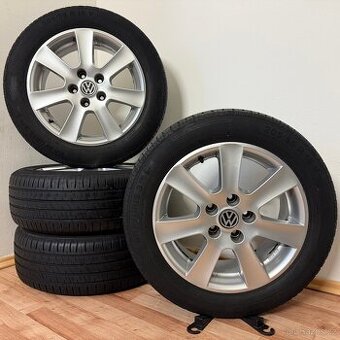 VW/ŠKODA SUPERB 5x112 R16 ET37+LETNÍ 205/55R16 5mm