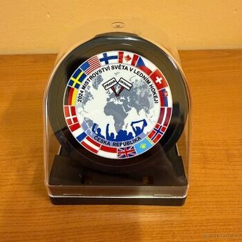 Kovový puk OFFICIAL Rubena - IIHF WM MS 2024 plaketa