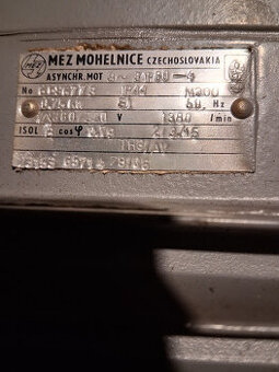 Prodám levné 3 fáz.el.motory