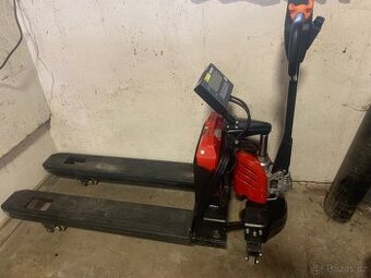Elektrický paletový vozík s váhou