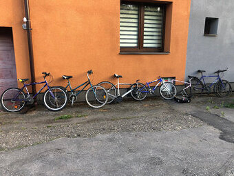 6ks kol horská a trekking kola k renovaci - cena za komplet