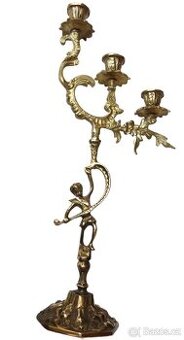 Figurální svícen - Rakousko-Uhersko