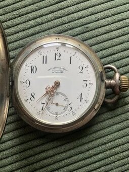 Stříbrné kapesní hodinky Union Glashütte in Sachsen