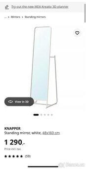 zrcadlo Ikea / Mirror Ikea