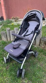 Kočárek skládací šedý