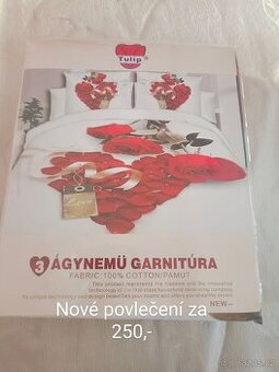 Nové povlečení za 250,-