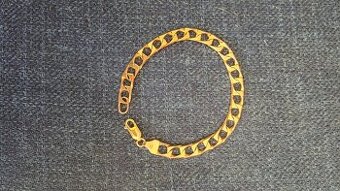 Zlatý pánský náramek 9k (375/1000) – 14,9g – 20cm / 7mm – Pr