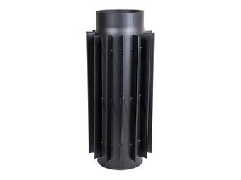 kominova roura trubka Žebrovaná Výměník tepla 150 2mm 50cm k