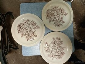 Porcelánové talíře, starožitné - 1