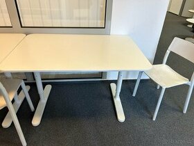 Stůl - pracovní, 120x80, Bekant, bílý, hranatý