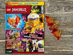 časopis Lego Ninjago 49 + hračka (Španělská verze) - 1