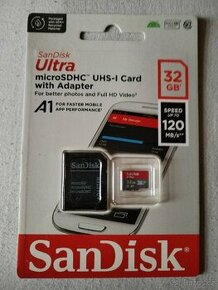 Micro sdhc + adaptér 32 GB