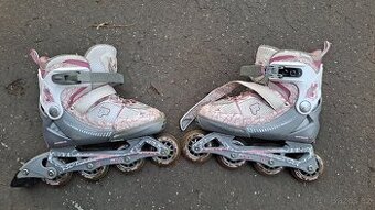 Rostoucí in-line brusle vel. 35-38 Fila