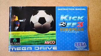SEGA Megadrive manuál pre hru - Kick Off 3 (1994)