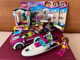 LEGO® Friends 41316 Andrein vůz s přívěsem pro člun