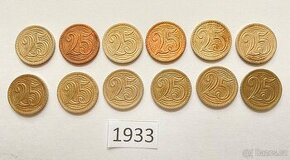 MINCE 25h 1933 ČESKOSLOVENSKÁ REPUBLIKA - 1