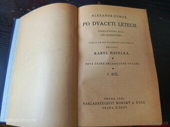 Alexandr Dumas Po dvaceti létech