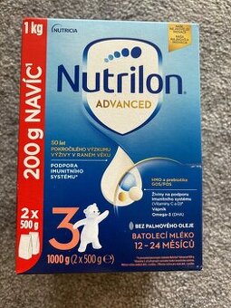 Nutrilon 3 - 1kg (2x500g) - 1