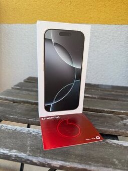 Nerozbalený iPhone 16 Pro, 128 Gb, White Titan