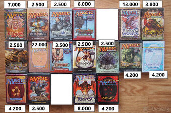 Magic: The Gathering bundly, commandery, obaly, atd.