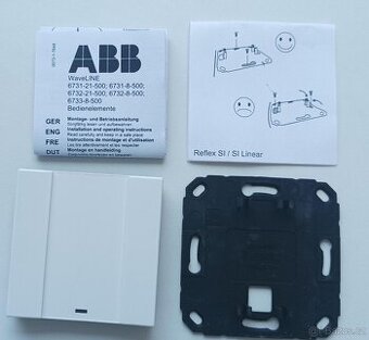Vysílač ABB tlačítko 6731-84-500 bílé NOVÉ