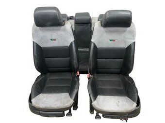 Sedačky RS černá kůže látka Škoda Octavia 2 RS kombi 2006 - 1
