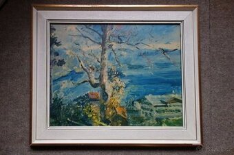 obraz- zasklená reprodukce v rámu - Lovis Corinth