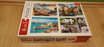 PUZZLE 4x1000 zn. Trefil nové