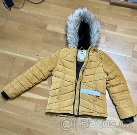 Dětská zimní bunda do města F&F, holčičí, velikost 140 cm