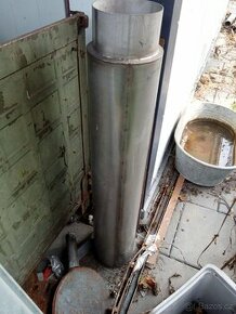 Teplovzdusny výměník na komín