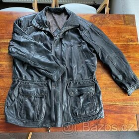 SLEVA PÁNSKÁ BUNDA/KABÁT, PRAVÁ KŮŽE VEL. 58 ZN. GASKO