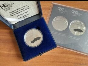 Stříbrná mince Tatra 603 500 Kč - BK