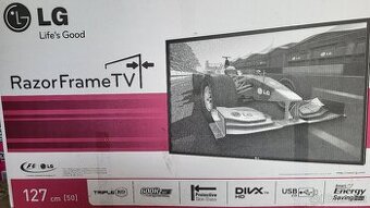Plazmový televizor LG s velkou uhlopříčkou 127cm