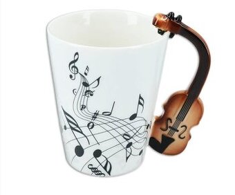 Hudební hrnek – housle