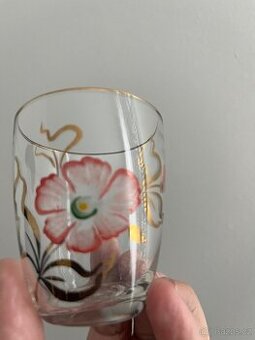 Ručně malované sklenice-likérky